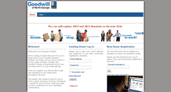 Desktop Screenshot of gwdonate.org